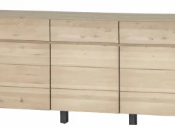 Dressoir Palacio 250cm - eik massief & decor- naturel- Dressoirs