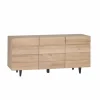 Dressoir Palacio 180cm - eik massief & decor- naturel- Dressoirs