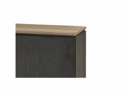 Dressoirs|Dressoir Portofino 242cm - decor - zwart & eik
