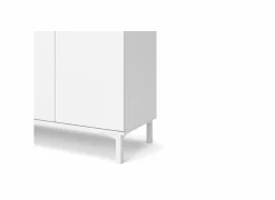 Dressoirs|Dressoir Roomers 176cm - spaanplaat - witte eik