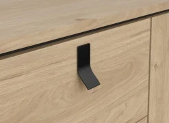 Dressoir Ry 151cm - decor - bruin & zwart- Dressoirs