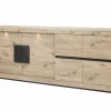 Dressoir Sanmarino 240cm - melamine - canyon oak- Dressoirs