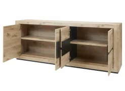 Dressoir Sanmarino 240cm - melamine - canyon oak- Dressoirs