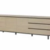 Dressoir Tyler 243cm - melamine - urban oak- Dressoirs
