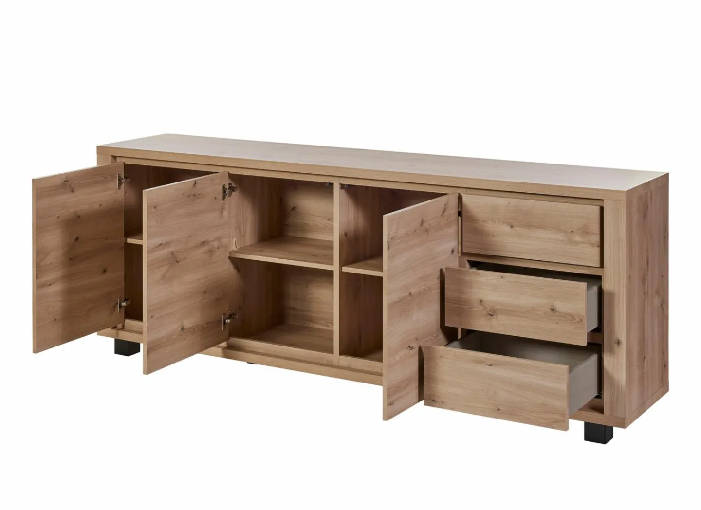 Dressoir Uri 238cm - decor - hudson oak- Dressoirs