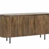 Dressoir Velian 180cm - mango massief - bruin- Dressoirs