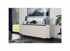 Dressoirs|Dressoir Vodol 205cm - decor - zand & zwart