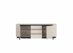Dressoirs|Dressoir Vodol 205cm - decor - zand & zwart