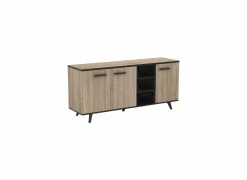 Demeyere Dressoirs|Dressoir Wayne 160,7cm - decor - eik & zwart