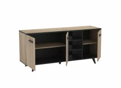 Demeyere Dressoirs|Dressoir Wayne 160,7cm - decor - eik & zwart