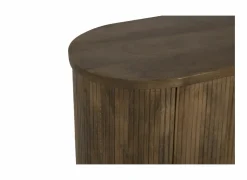 Dressoir Zeppelin 180cm - mango massief - walnoot- Dressoirs