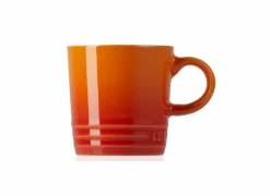 Le Creuset Koffietassen|Koffietassen|Espressokopje 10cl - keramiek - oranjerood