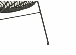 Fauteuil Selva 72x81x88cm - rotan - zwart- Tuinstoelen|Fauteuils
