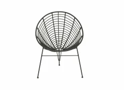 Fauteuil Selva 72x81x88cm - rotan - zwart- Tuinstoelen|Fauteuils