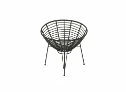 Fauteuil Selva 72x81x88cm - rotan - zwart- Tuinstoelen|Fauteuils