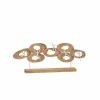 J line Decoratieve Accessoires|Figuur 5 in ring H31cm - mango massief - naturel