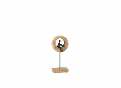 J line Decoratieve Accessoires|Figuur Denker op een ring H38cm