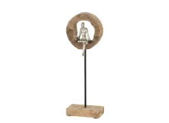 Decoratieve Accessoires|Figuur Denker op een ring H48cm