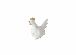 Decoratieve Accessoires|Figuur Kip & Haan H10,5cm - polystone - wit