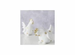 Decoratieve Accessoires|Figuur Kip & Haan H10,5cm - polystone - wit