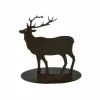 Kerstdecoratie|Decoratieve Accessoires|Figuur Rendier H7cm - metaal - zwart