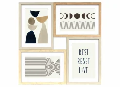 Fotocollage Molde 33,5x33,5cm - MDF - naturel- Fotokaders|Fotokaders