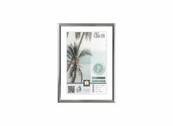 Fotokaders|Fotokaders|Fotokader Kyoto 18x13cm - kunststof & glas - zilver