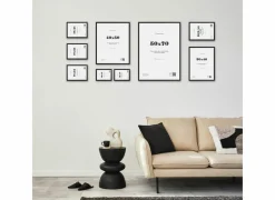 Fotokaders|Fotokaders|Fotokader Riga 70x50cm - hout massief - zwart