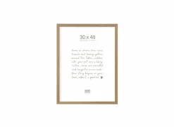 Fotokader 40x30cm - hout & glas - bruin- Fotokaders|Fotokaders