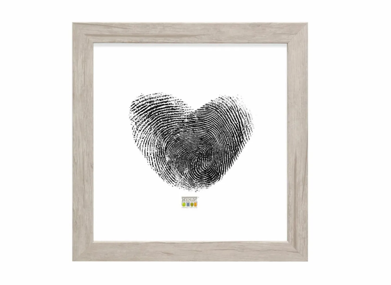 Deknudt frames Fotokaders|Fotokaders|Fotokader 13x13cm - hout & glas - naturel