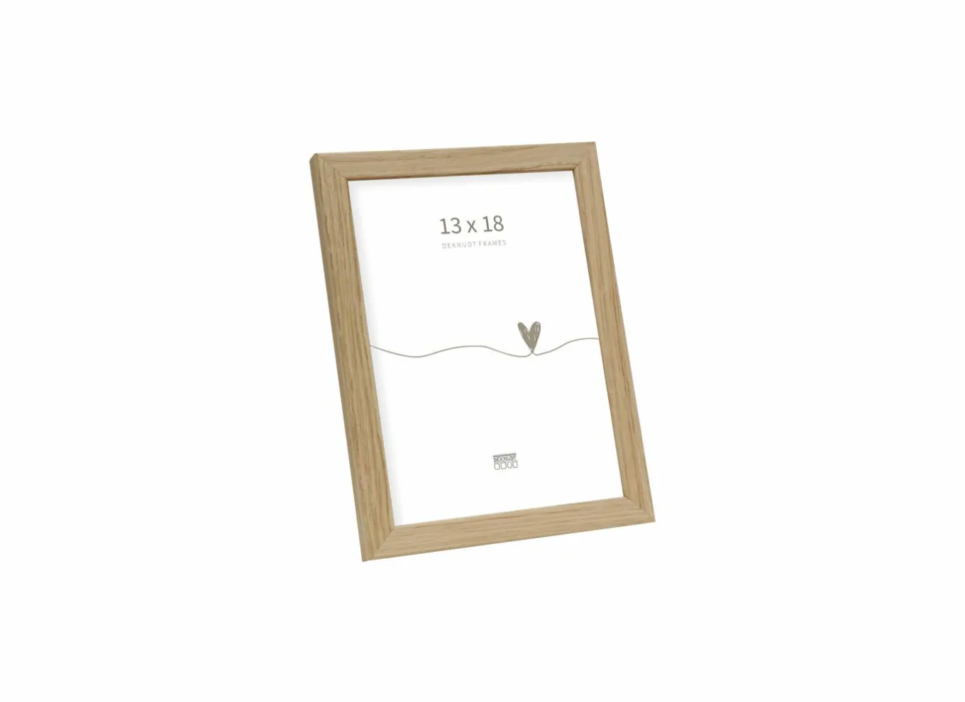 Fotokaders|Fotokaders|Fotokader 18x13cm - hout & glas - bruin