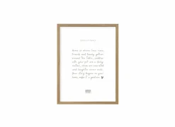 Fotokaders|Fotokaders|Fotokader 50x40cm - hout & glas - bruin