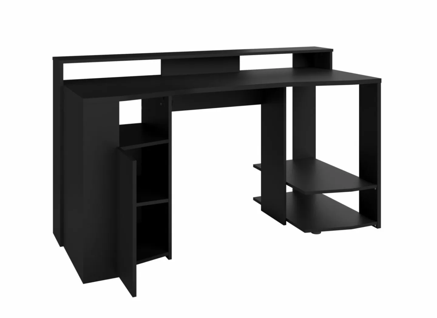 Gamingbureau 152x62cm - decor - zwart- Gamingbureau|Woonkamer Bureau