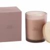 Geurkaars Figue Frivole Ø10,5x14cm - glas/paraffine - roze- Kaars & Houder