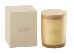 Kaars & Houder|Geurkaars Orange Ensoleille Ø10,5x14cm - glas/paraffine - oranje