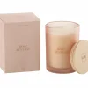 Kaars & Houder|Geurkaars Rose Reveuse Ø8,5x12,5cm - glas/paraffine - roze