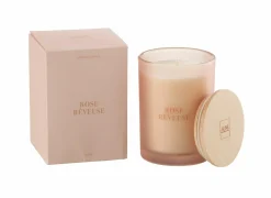 Kaars & Houder|Geurkaars Rose Reveuse Ø8,5x12,5cm - glas/paraffine - roze
