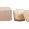 Kaars & Houder|Geurkaars Rose Reveuse Ø11,5x10cm - glas/paraffine - roze