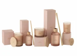 Geurstokjes|Geurstokjes Rose Reveuse 550ml - glas - roze