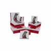 Opbergboxen|Opbergboxen|Giftbox Cat - karton - rood/wit set van 8