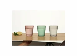 Waterglazen|Glas Mal'eau 34cl - glas - multicolor set van 6