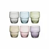 Waterglazen|Glas Rodrig'eau 25cl - glas - multicolor set van 6