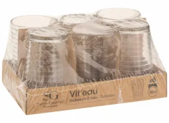 Glas Vit'eau 20cl - glas - transparant set van 6- Waterglazen