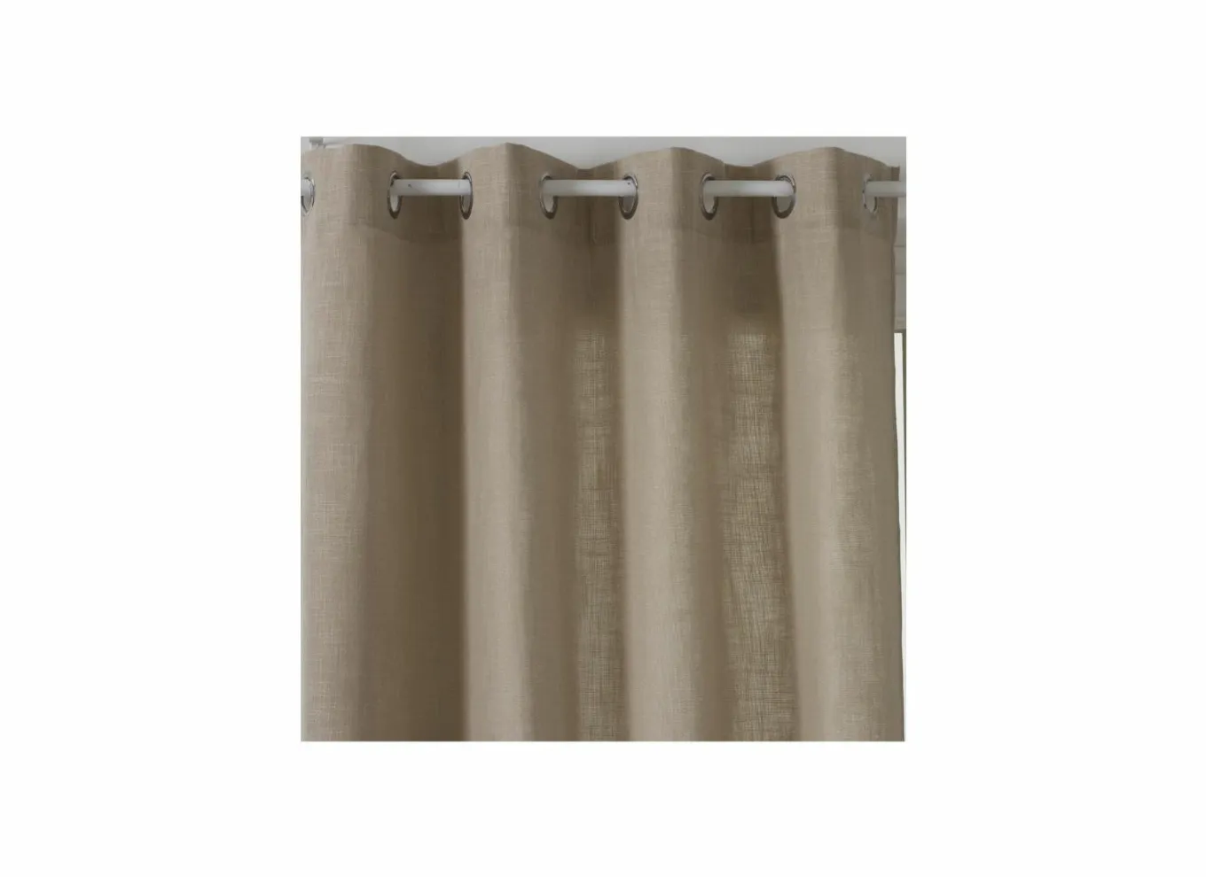 Gordijnen|Energie Besparen|Gordijn Clem 140x260cm - polyestervezel - beige
