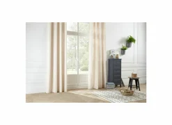 Gordijn Leon 140x260cm - polyestervezel - beige linnen- Gordijnen|Gordijnen