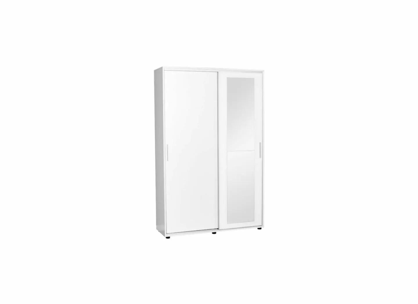 Halkast Cuzco 120x40x187cm - melamine - wit- Halkasten|Schoenenkasten