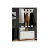 Halkasten|Halkasten|Halkast Foxi 97cm - decor - bruin & wit