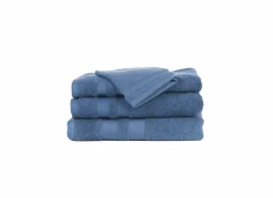 Handdoeken|Handdoek Katharina  50x100cm - katoen - jeans