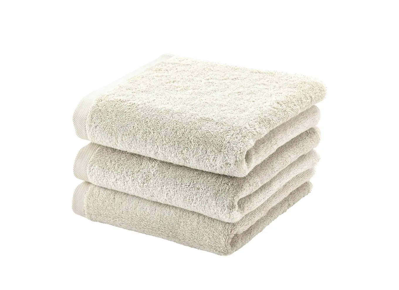 Aquanova Handdoeken|Handdoek London 55x100cm - katoen - jasmin