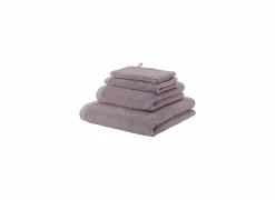 Aquanova Handdoek London 55x100cm - katoen - paars- Handdoeken